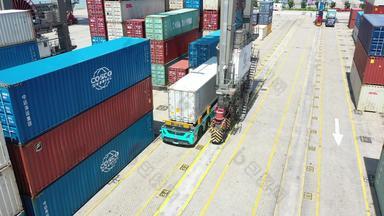 厦门自动化码头港口海运集装箱